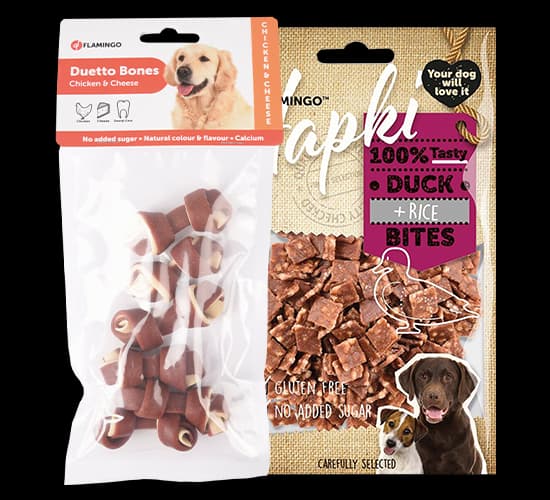 Post Duetto Chicken &#038; Cheese oder Happy Soft Duck Bites | FLAMINGO image